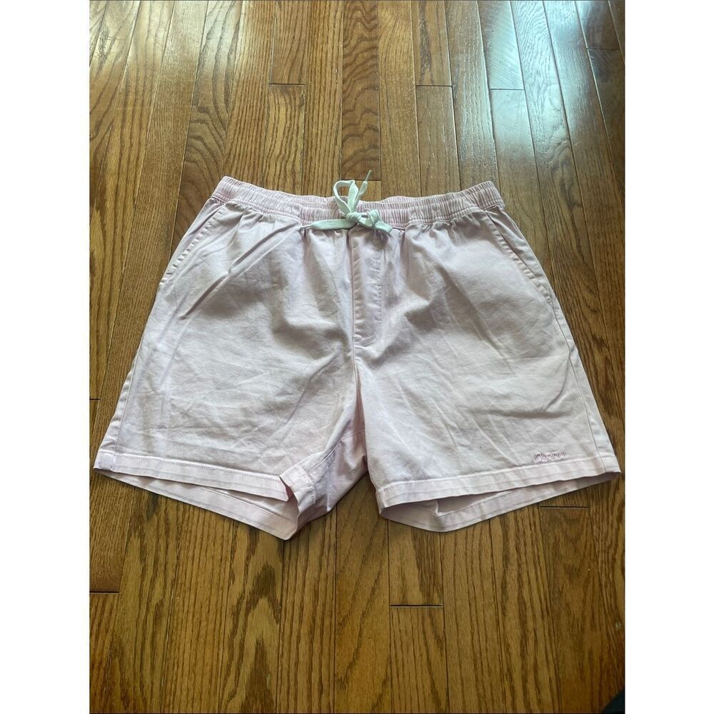 Okanui Pink Drawstring Chino Shorts Women’s Sz Large